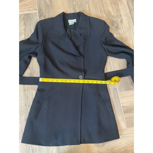 Vintage Bebe Women’s Double Breasted Jacket Black size 4. - Picture 11 of 14